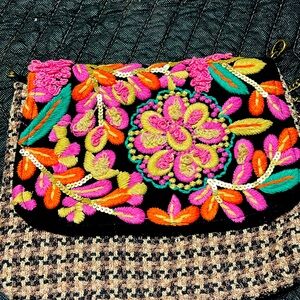 Panache Embroidered Purse